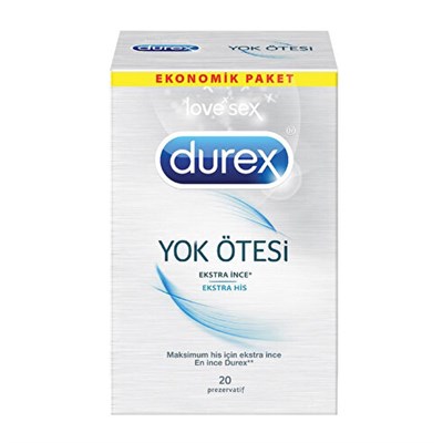 Durex Prezervatif 20 li Yok Ötesi Ext.His