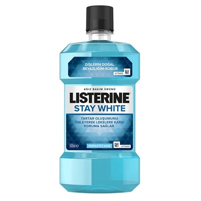 Listerine Ağız Bakım Suyu Stay Whit 500ml