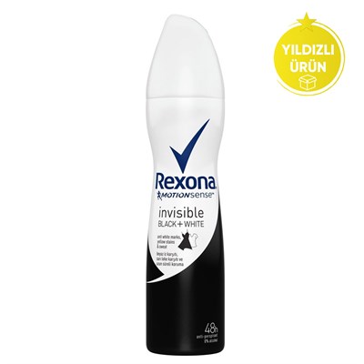 Rexona Deodorant Bayan Invisible Black White 150ml